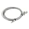 Fleet Engineers Cable Set, Roll-Up Door, Std10.00 In. Cable, 5/16 Cable Eye, 7 X 7 Galvanized 025-01078 - alternate 4